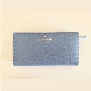 NWT Kate Spade Grand Street Stacy Wallet in Blue